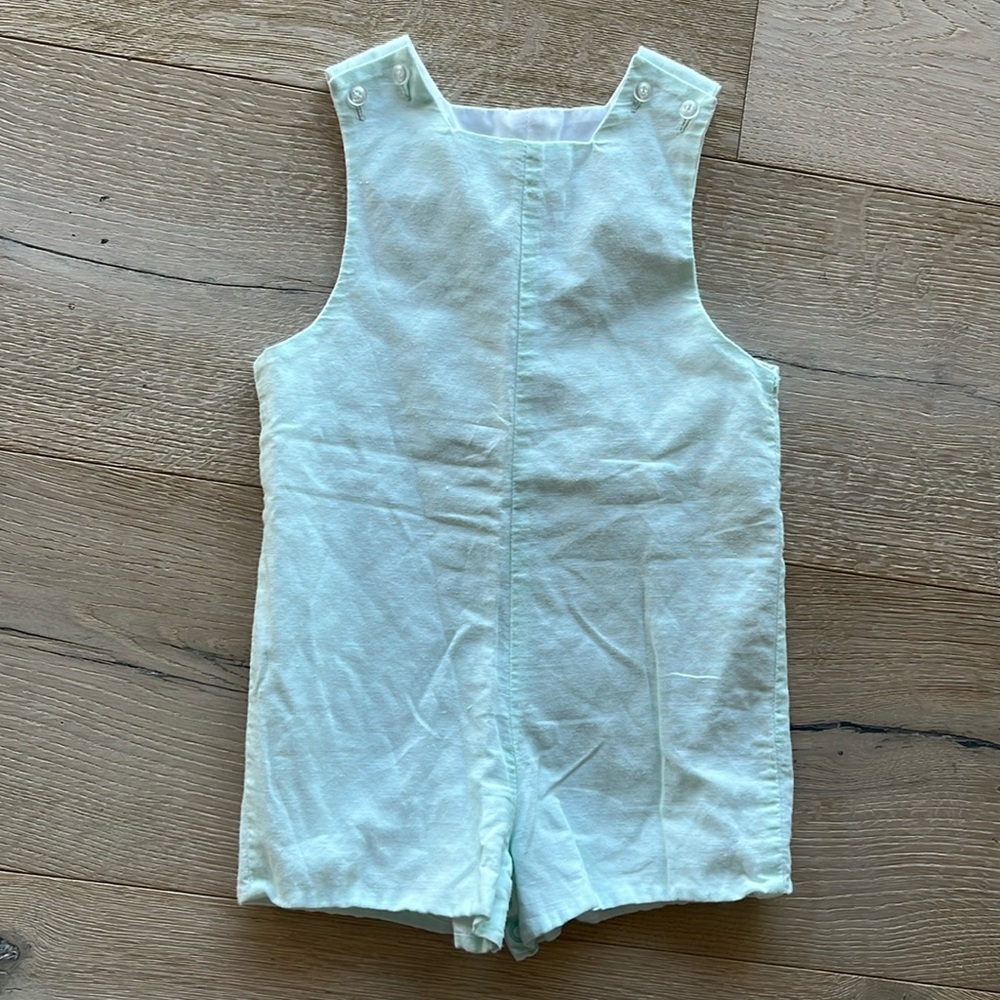 2T light green outfit for boys